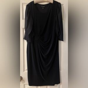Formal Black Dress with Details sz 20W